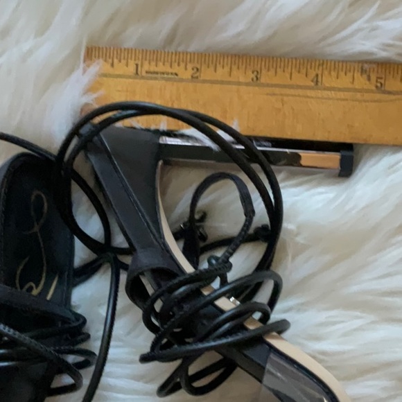 Sam Edelman Adrian Ankle Tie Pointed Toe Embellishment High Heel Pumps Size 9.5 - Picture 10 of 12